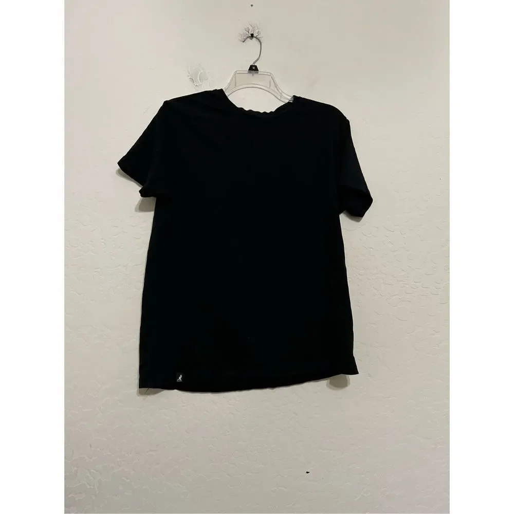 Kangol Shirt Men's Large Black Short Sleeve - Picture 1 of 2